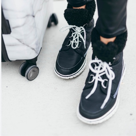 Sorel Cozy Carnival Coated Waterproof Boots Black Size 6 - Picture 11 of 11